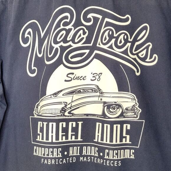 Mac Tools Street Rods Button Down Shirt Size 2X - Picture 4 of 6